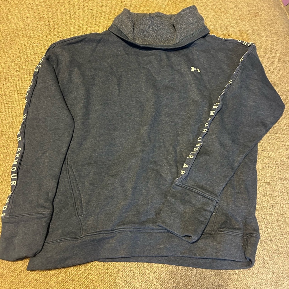 Under Armour Navy Pullover with Logo